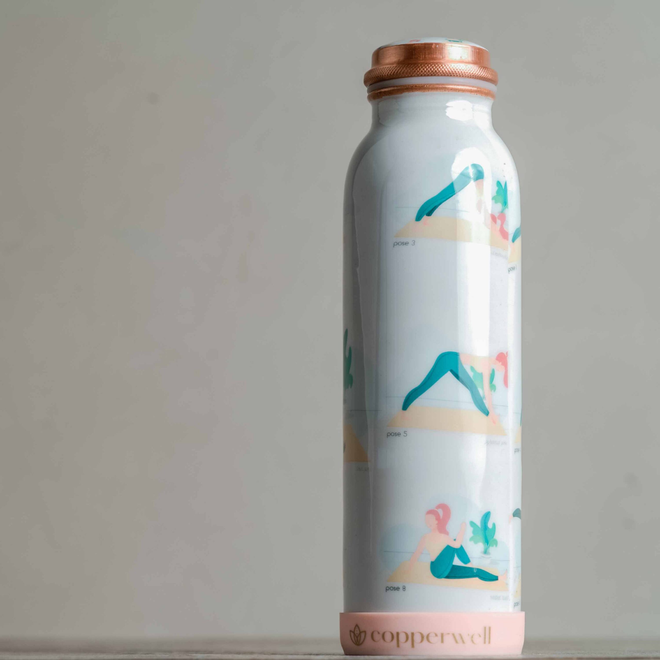 Details about   Ayurveda Healing Health Hammered Copper Water Bottle For Travelling Purpose Yoga 